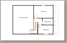 3 Bedroom Chalet- 2nd floor Floor Plan