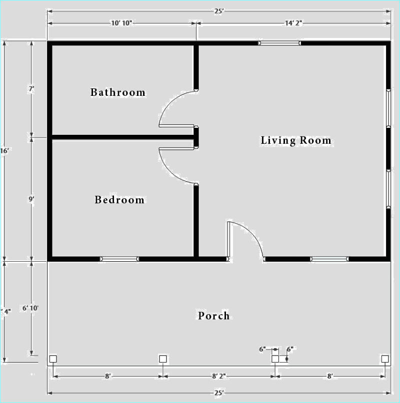 400 Sq Ft Hunting Cabin Kit