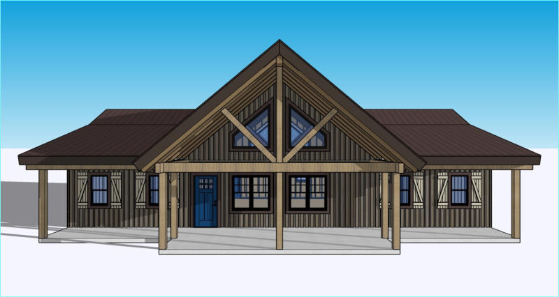 Hybrid Timber Frame